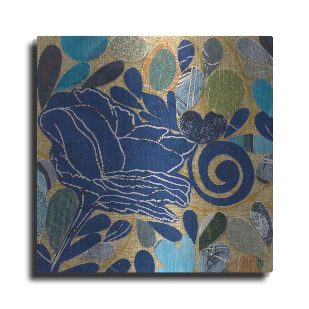 'Rose 1' by Candra Boggs – Metal Wall Art