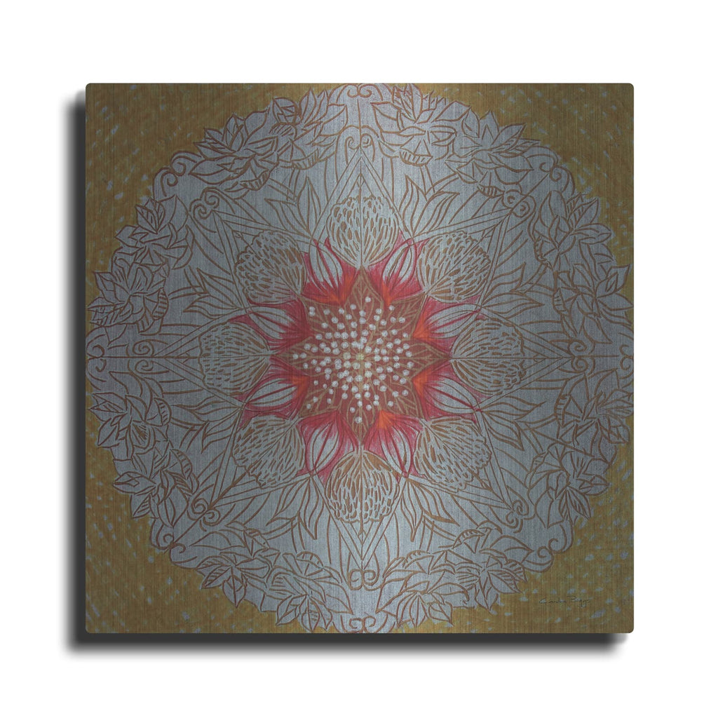 'Starshine Mandala 3' by Candra Boggs – Metal Wall Art