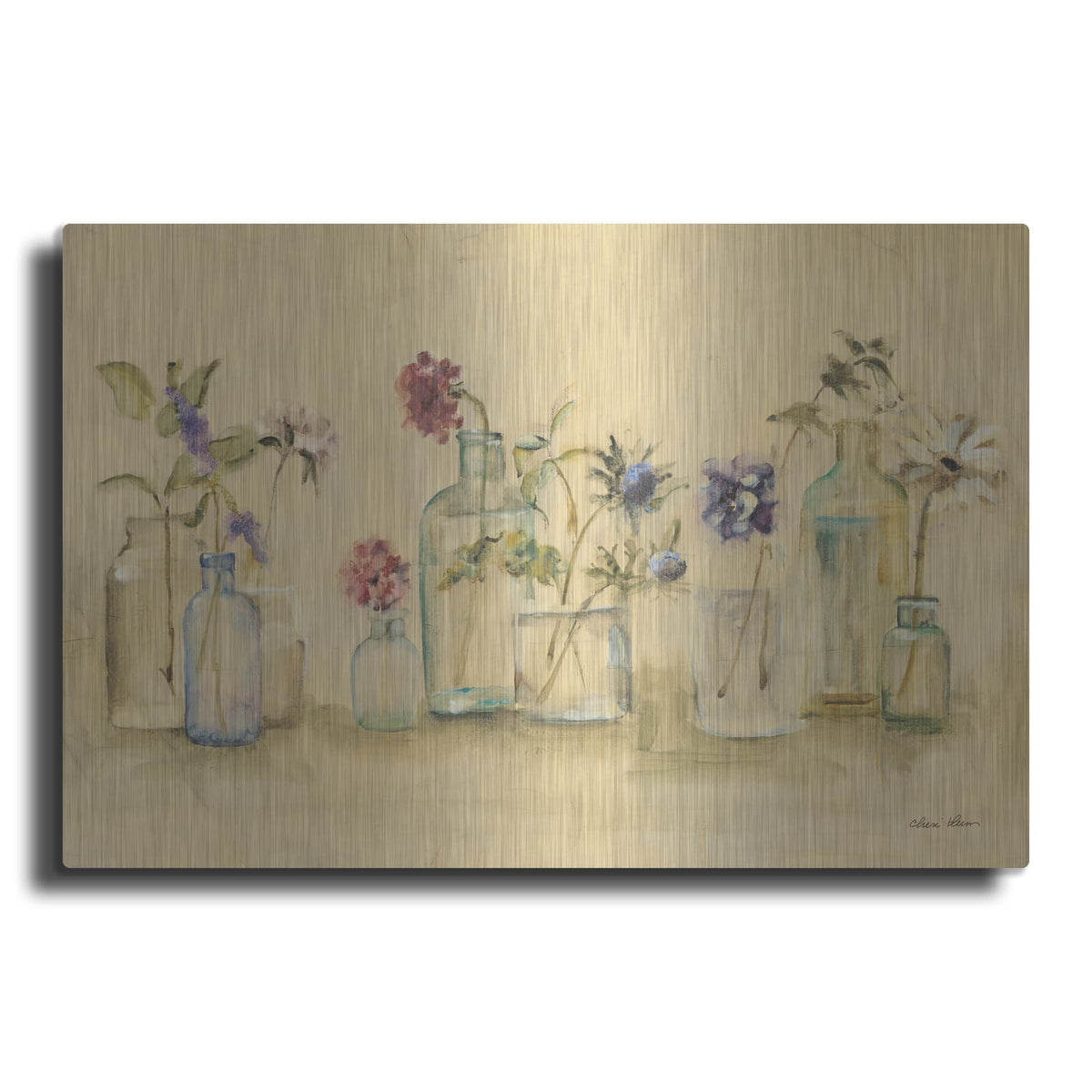 'Blossoms And Buds' by Cheri Blum – Metal Wall Art