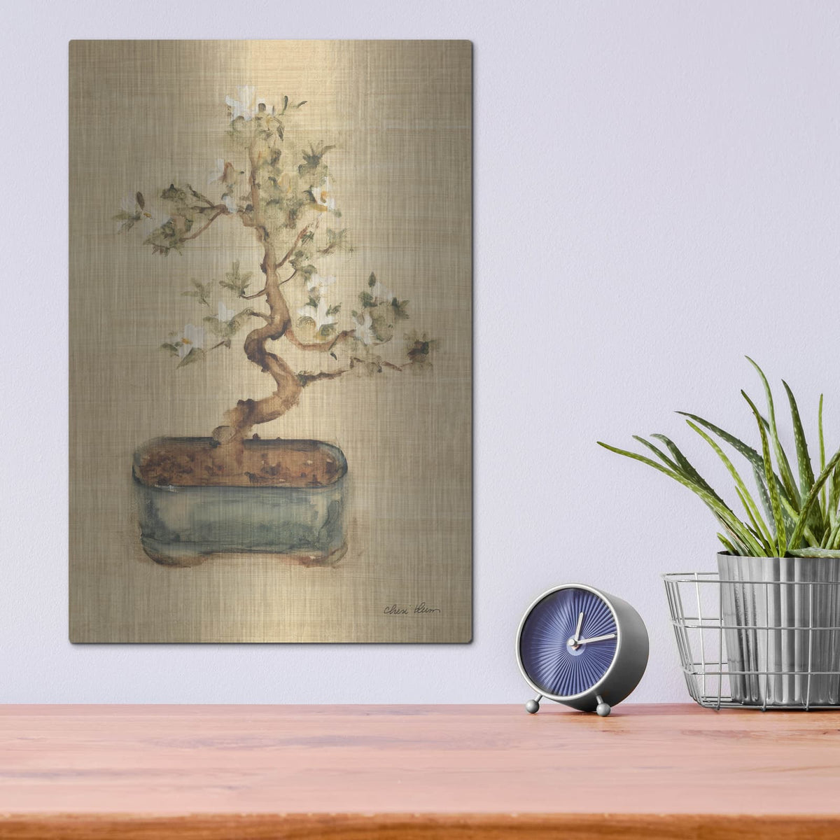 'Bonsai 2' by Cheri Blum – Metal Wall Art, 12x16 room view