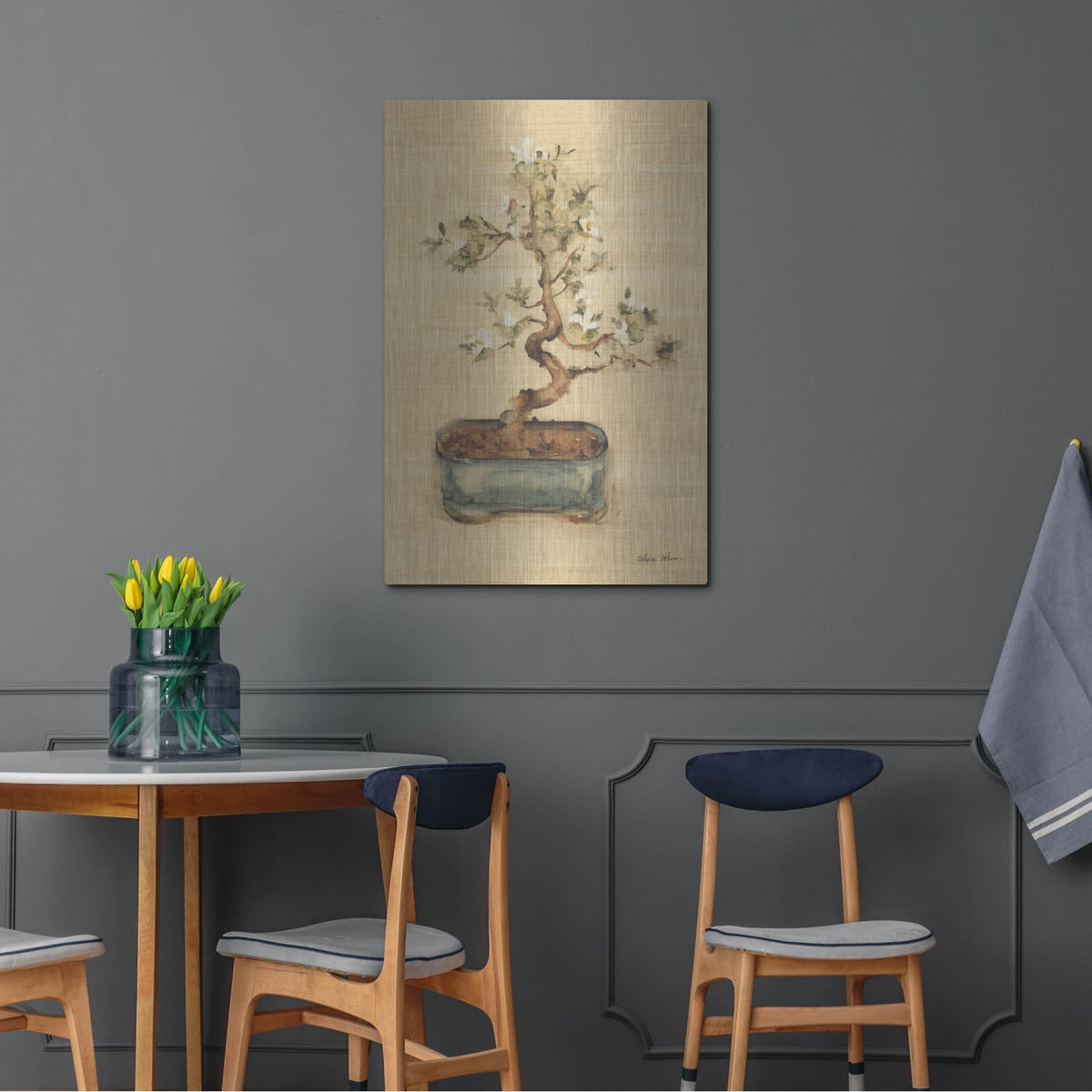 'Bonsai 2' by Cheri Blum – Metal Wall Art, 24x36 room view