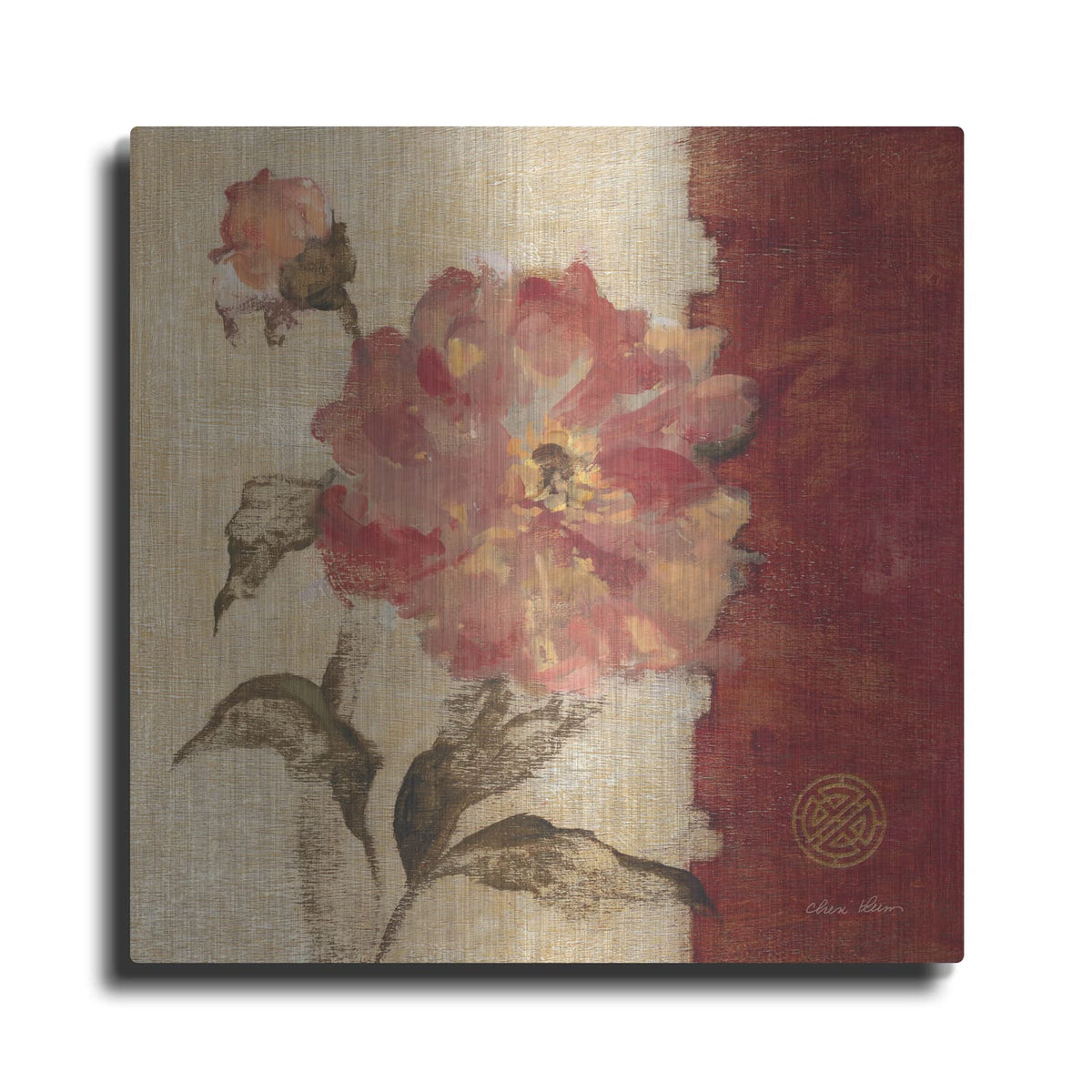 'Chinoiserie 1' by Cheri Blum – Metal Wall Art