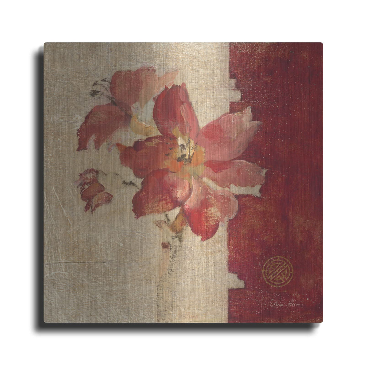 'Chinoiserie 4' by Cheri Blum – Metal Wall Art
