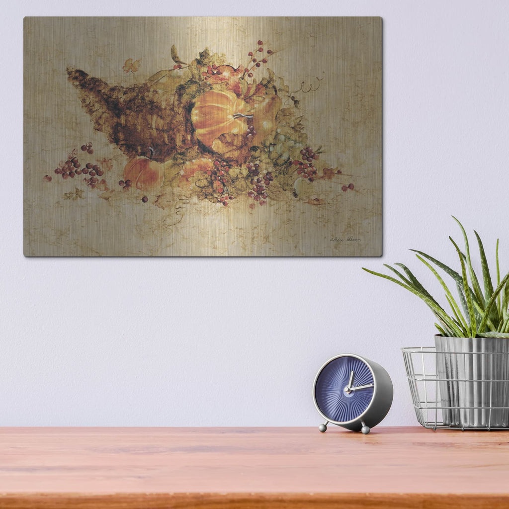 'Cornucopia' by Cheri Blum – Metal Wall Art, 16x12 room view
