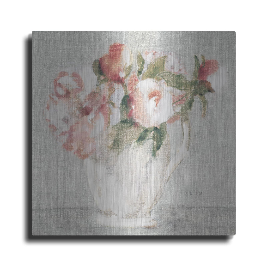 'Cottage Bouquet 3 Light' by Cheri Blum – Metal Wall Art