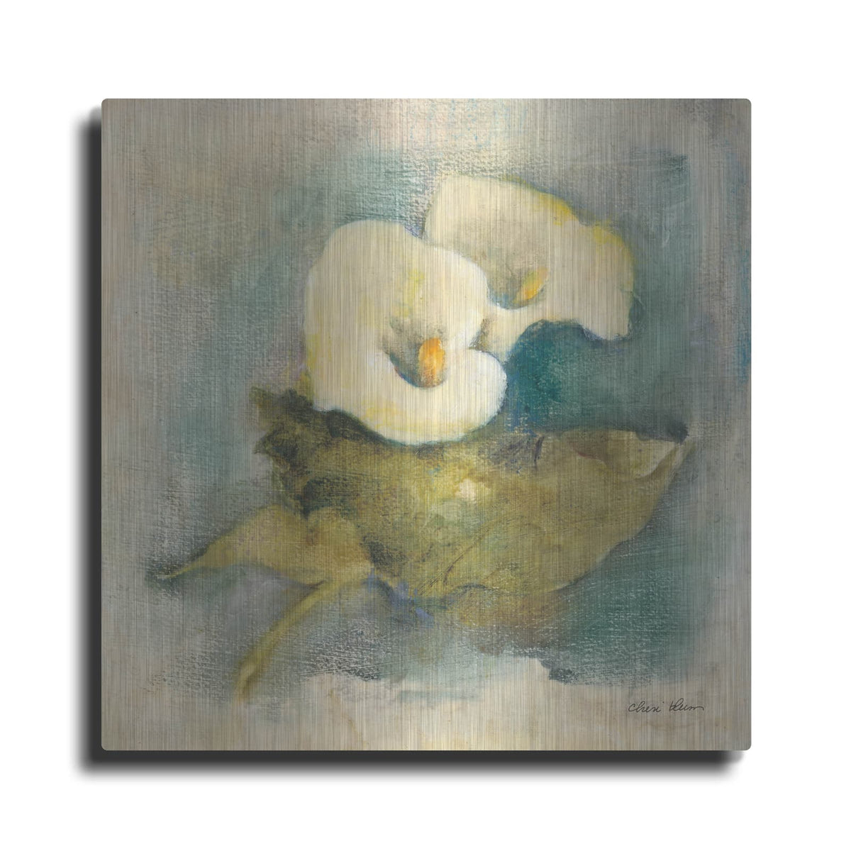 'French Calla Lily' by Cheri Blum – Metal Wall Art