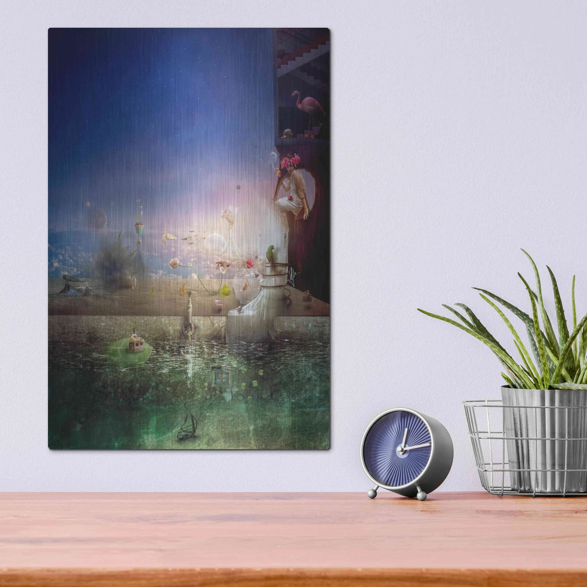 'Hidden Place' by Mario Sanchez Nevado – Metal Wall Art, 12x16 room view