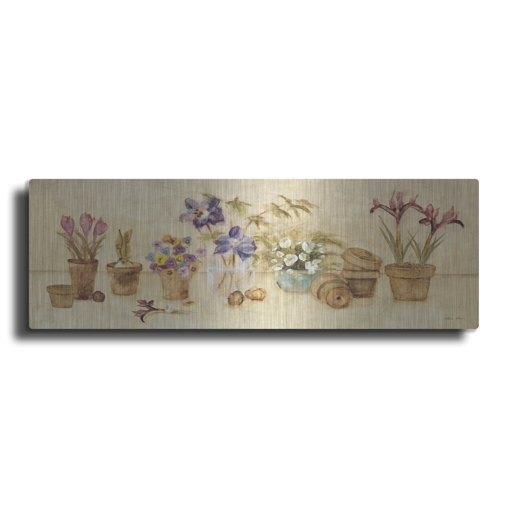'Gardeners Shelf' by Cheri Blum – Metal Wall Art