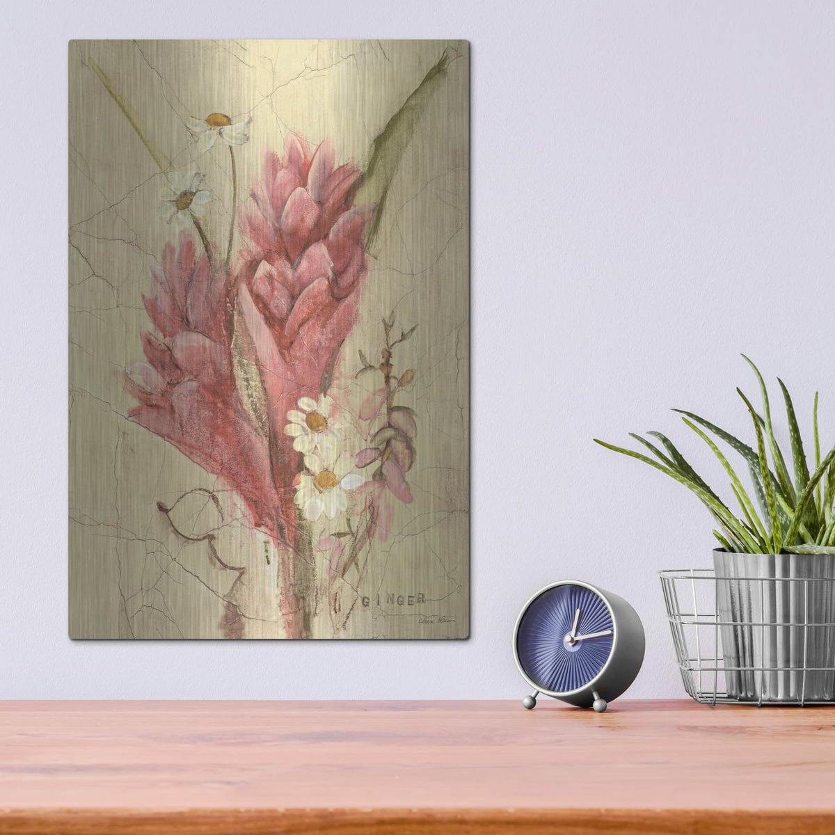 'Ginger' by Cheri Blum – Metal Wall Art, 12x16 room view