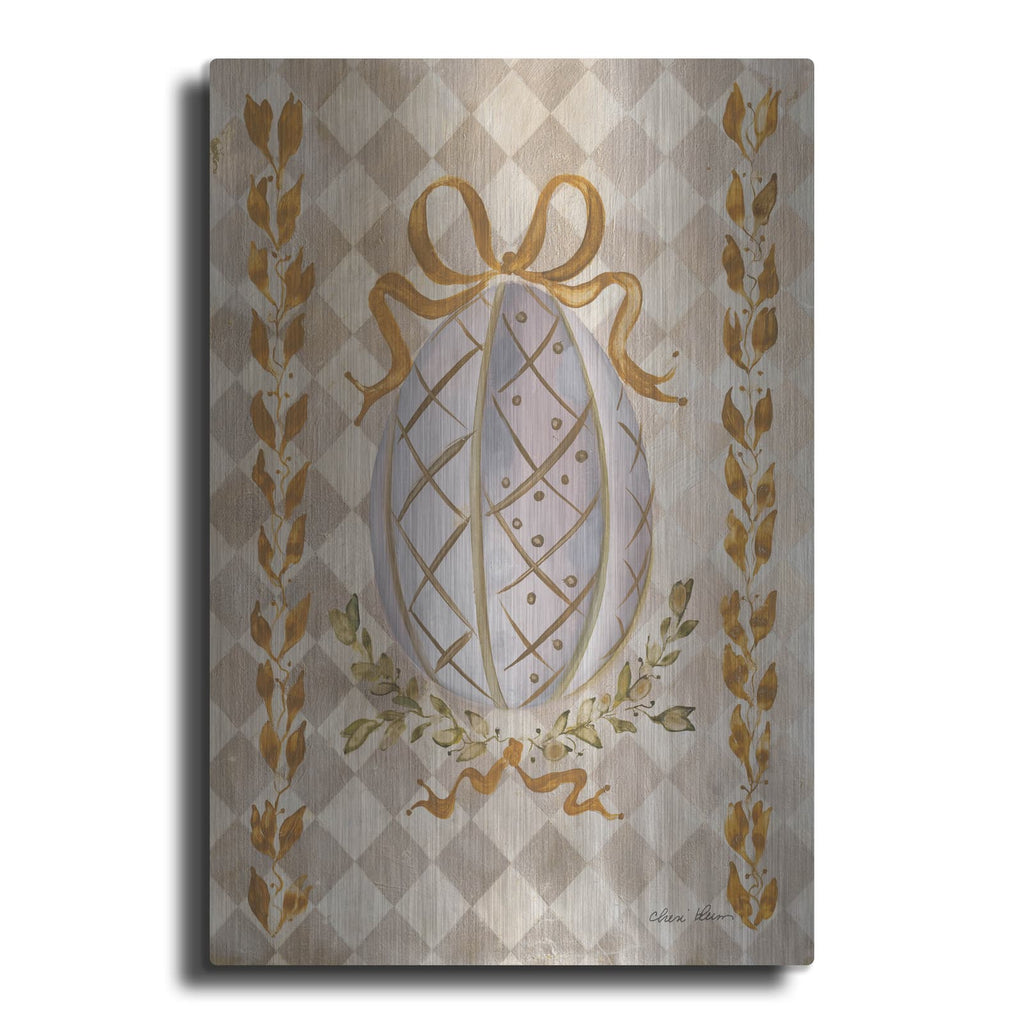 'Golden Egg' by Cheri Blum – Metal Wall Art