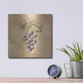 'Grapes Square' by Cheri Blum – Metal Wall Art, 12x12 room view