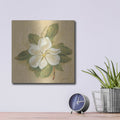 'Magnolia' by Cheri Blum – Metal Wall Art, 12x12 room view