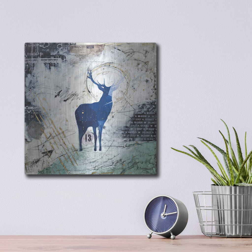 'Wanderer's Spirit' by Britt Hallowell – Metal Wall Art, 12x12 room view