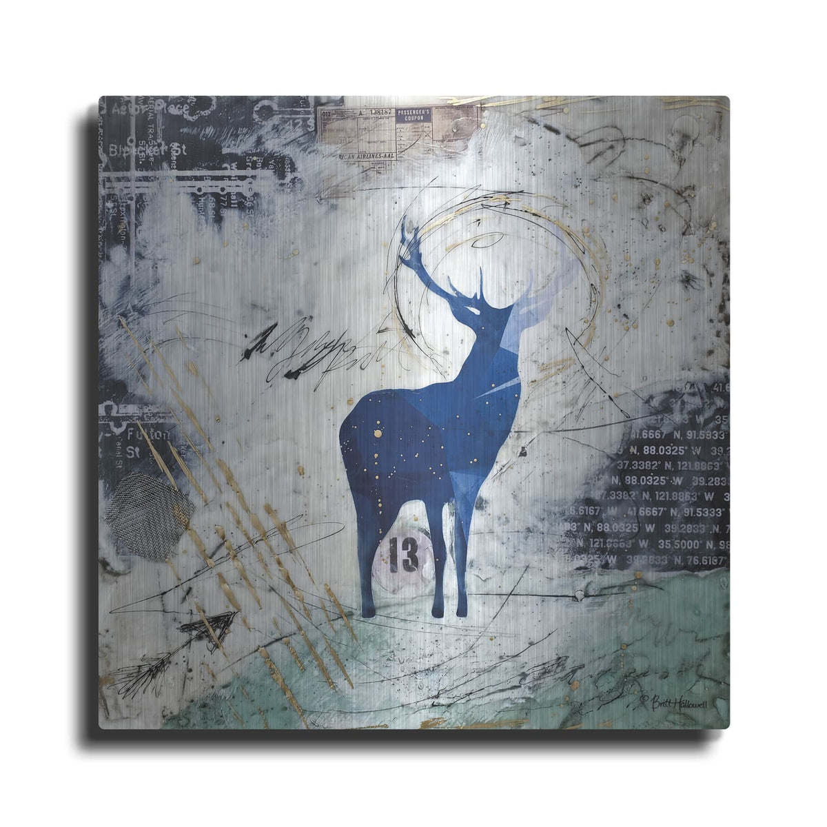 'Wanderer's Spirit' by Britt Hallowell – Metal Wall Art