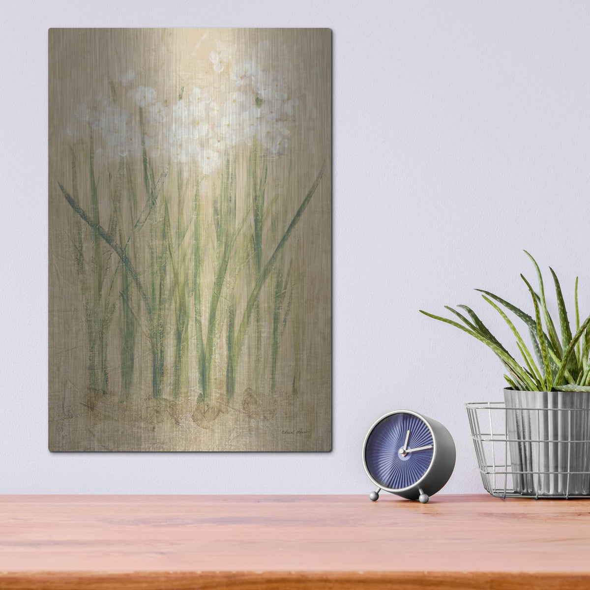 'Narcissus' by Cheri Blum – Metal Wall Art, 12x16 room view