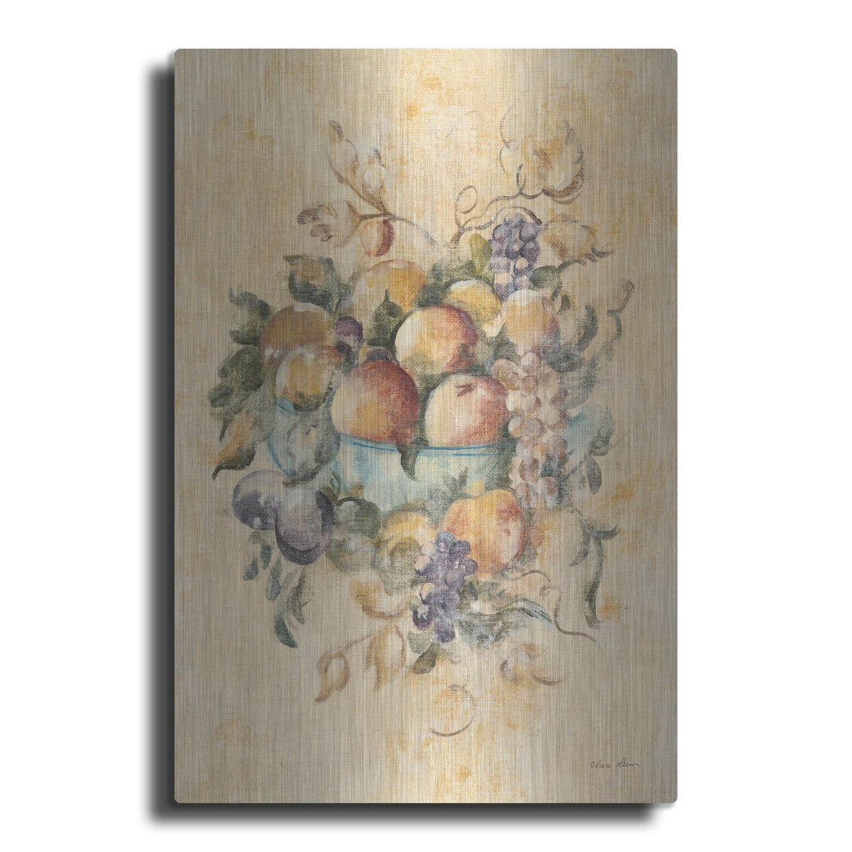 'Old World Fruit' by Cheri Blum – Metal Wall Art