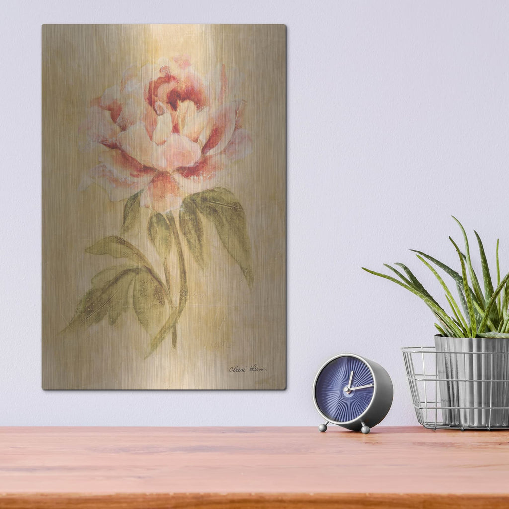 'Peony 1' by Cheri Blum – Metal Wall Art, 12x16 room view