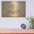 'Pineapple' by Cheri Blum – Metal Wall Art, 16x12 room view