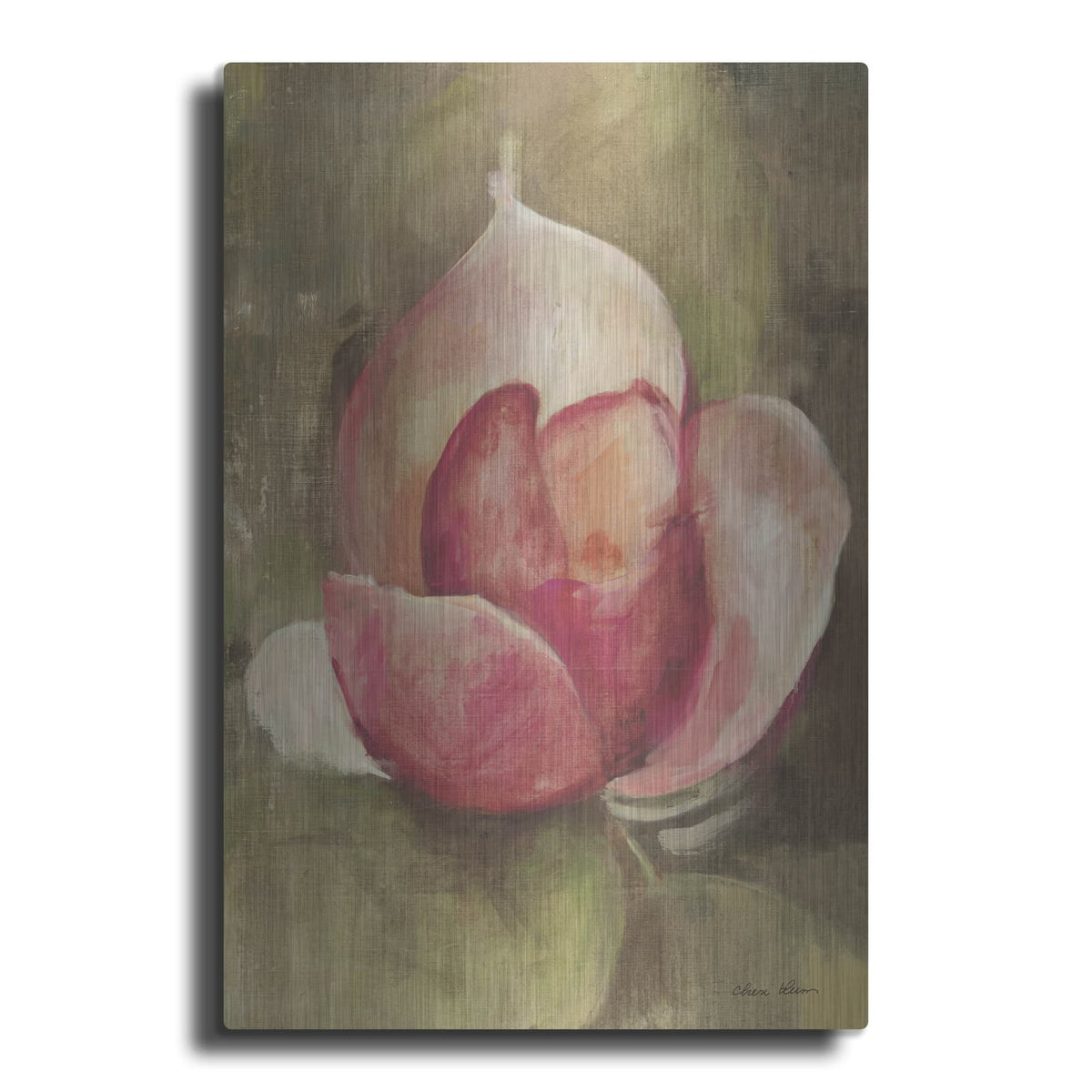 'Pink Blossom' by Cheri Blum – Metal Wall Art