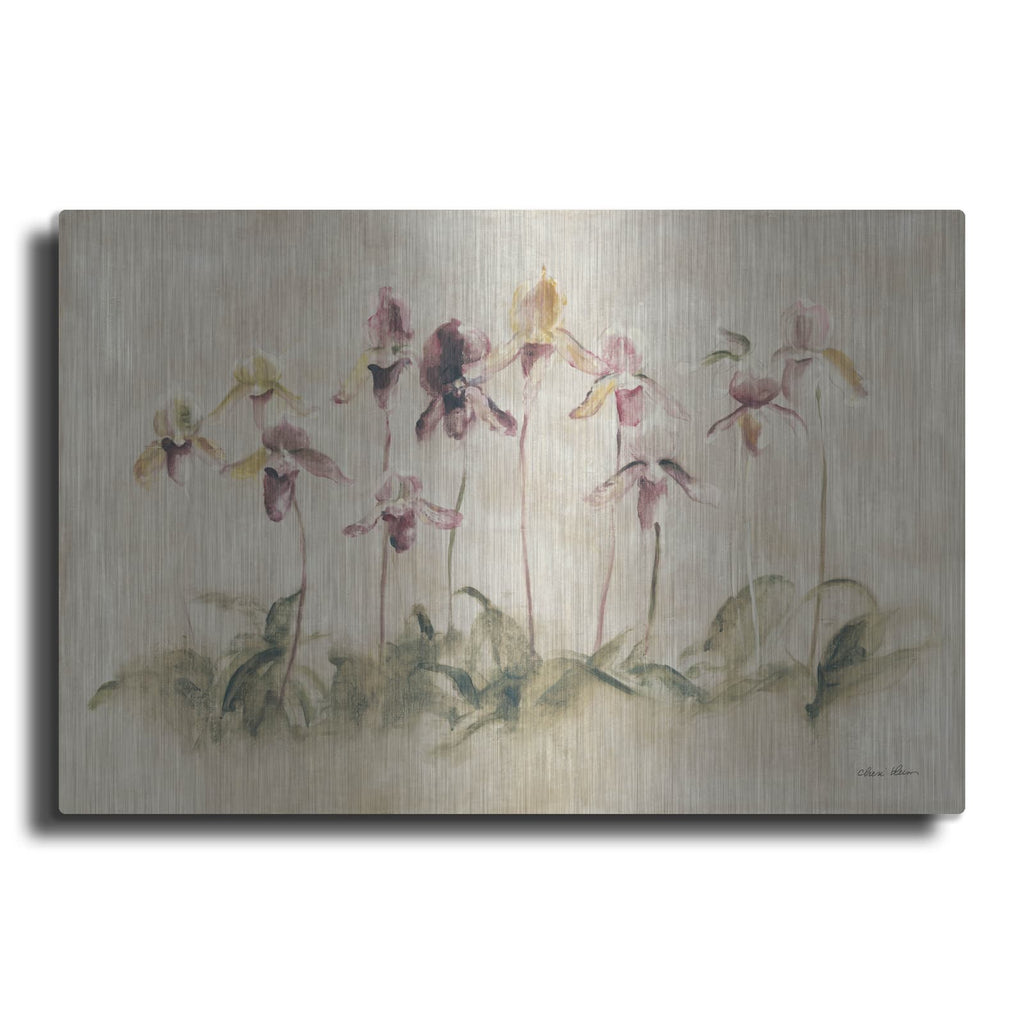 'Purple Dancing Orchids' by Cheri Blum – Metal Wall Art