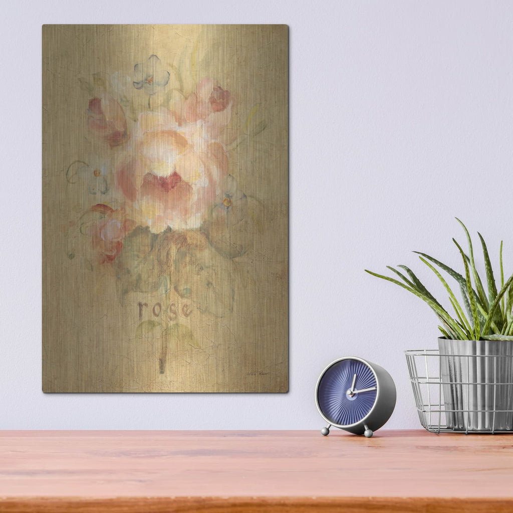'Rose' by Cheri Blum – Metal Wall Art, 12x16 room view