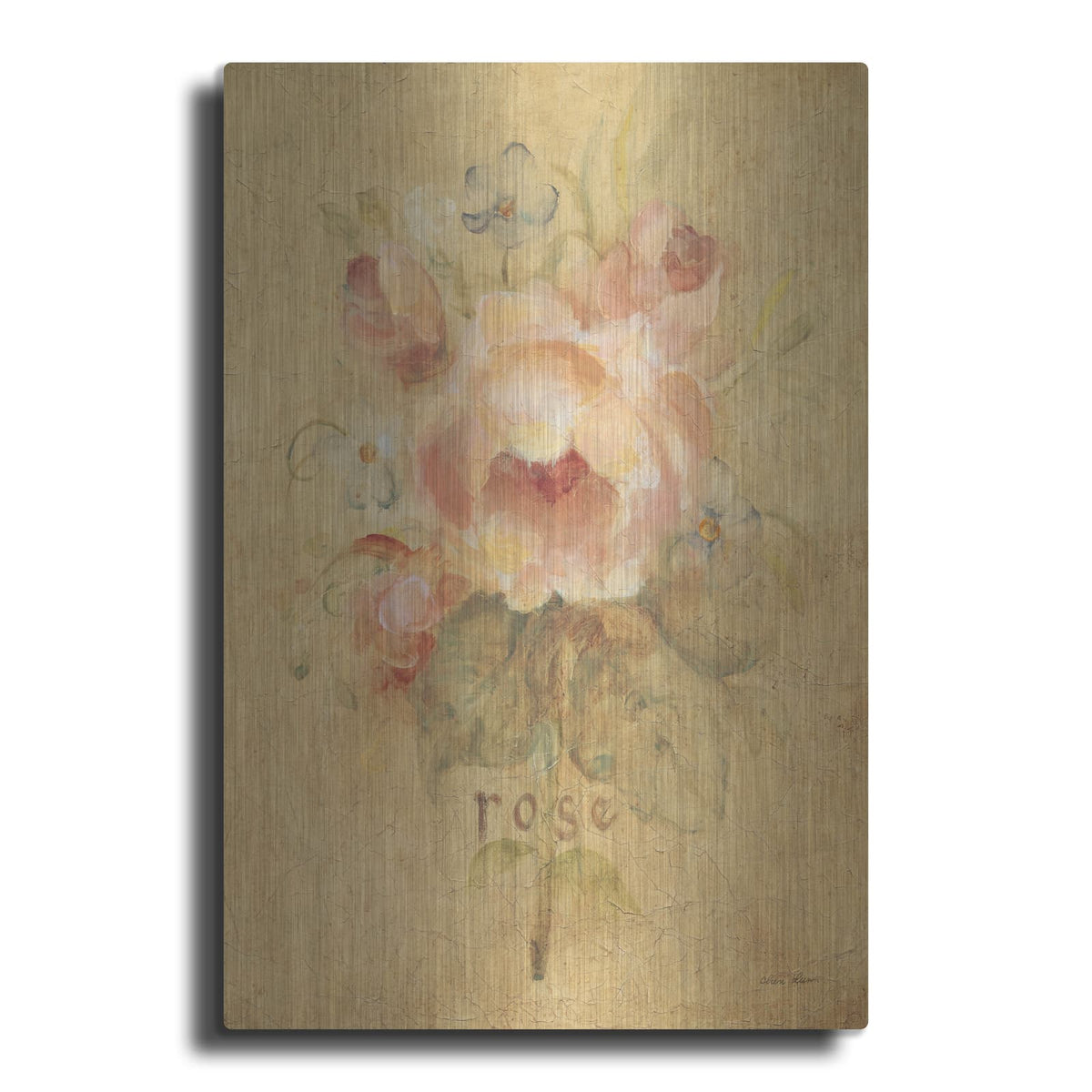 'Rose' by Cheri Blum – Metal Wall Art