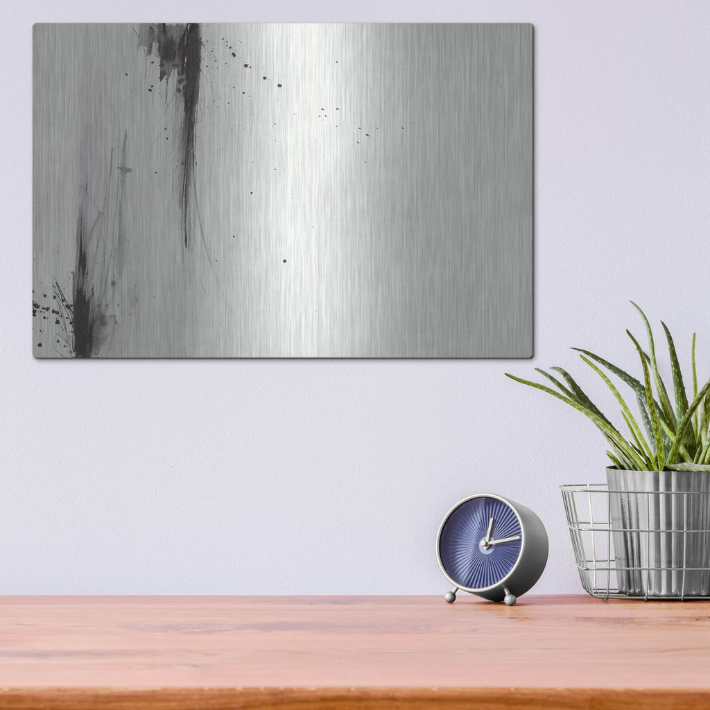'Simplification Series I' by Britt Hallowell – Metal Wall Art, 16x12 room view