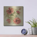 'Soft Hibiscus 2' by Cheri Blum – Metal Wall Art, 12x12 room view