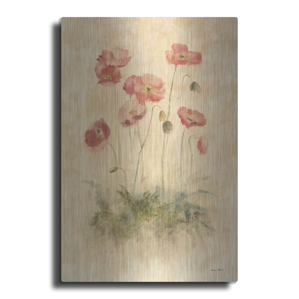 'Sunshine Poppies' by Cheri Blum – Metal Wall Art