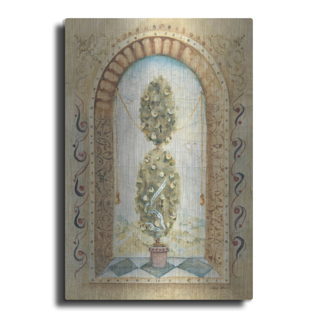 'Topiary Fresco 1' by Cheri Blum – Metal Wall Art