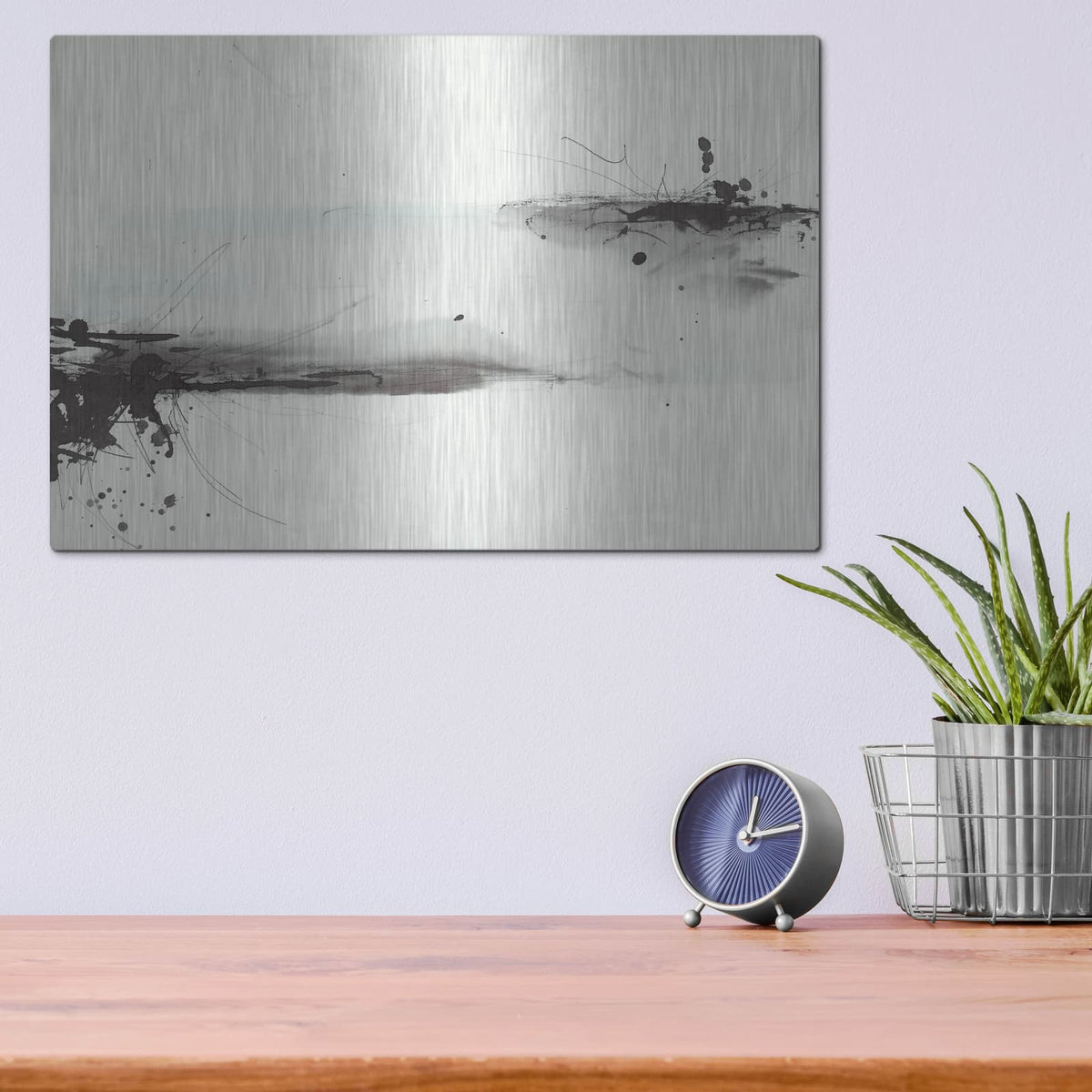 'Simplification Series VIII' by Britt Hallowell – Metal Wall Art, 16x12 room view