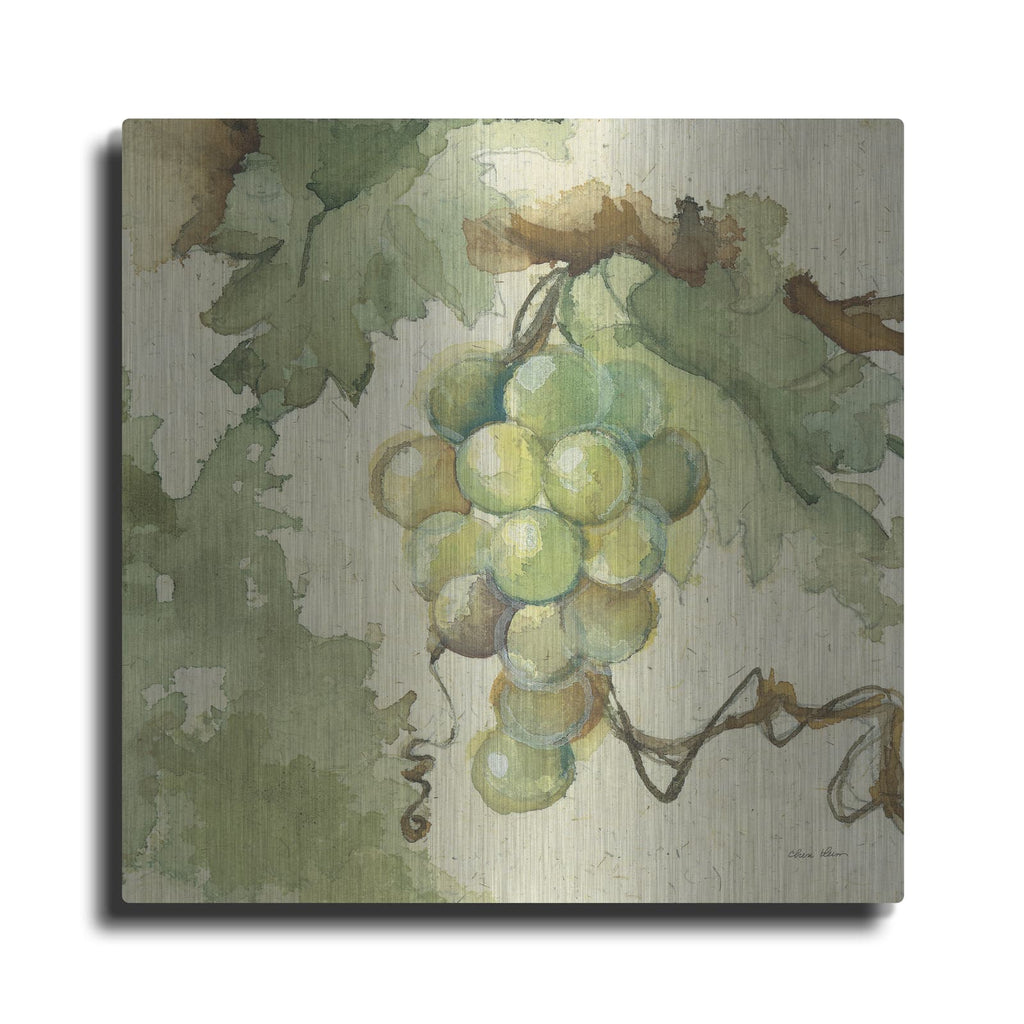 'Vintage Chardonay' by Cheri Blum – Metal Wall Art