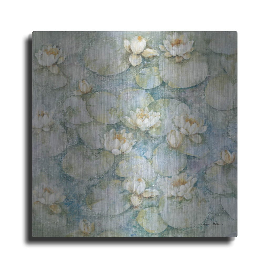 'Water Lilies' by Cheri Blum – Metal Wall Art