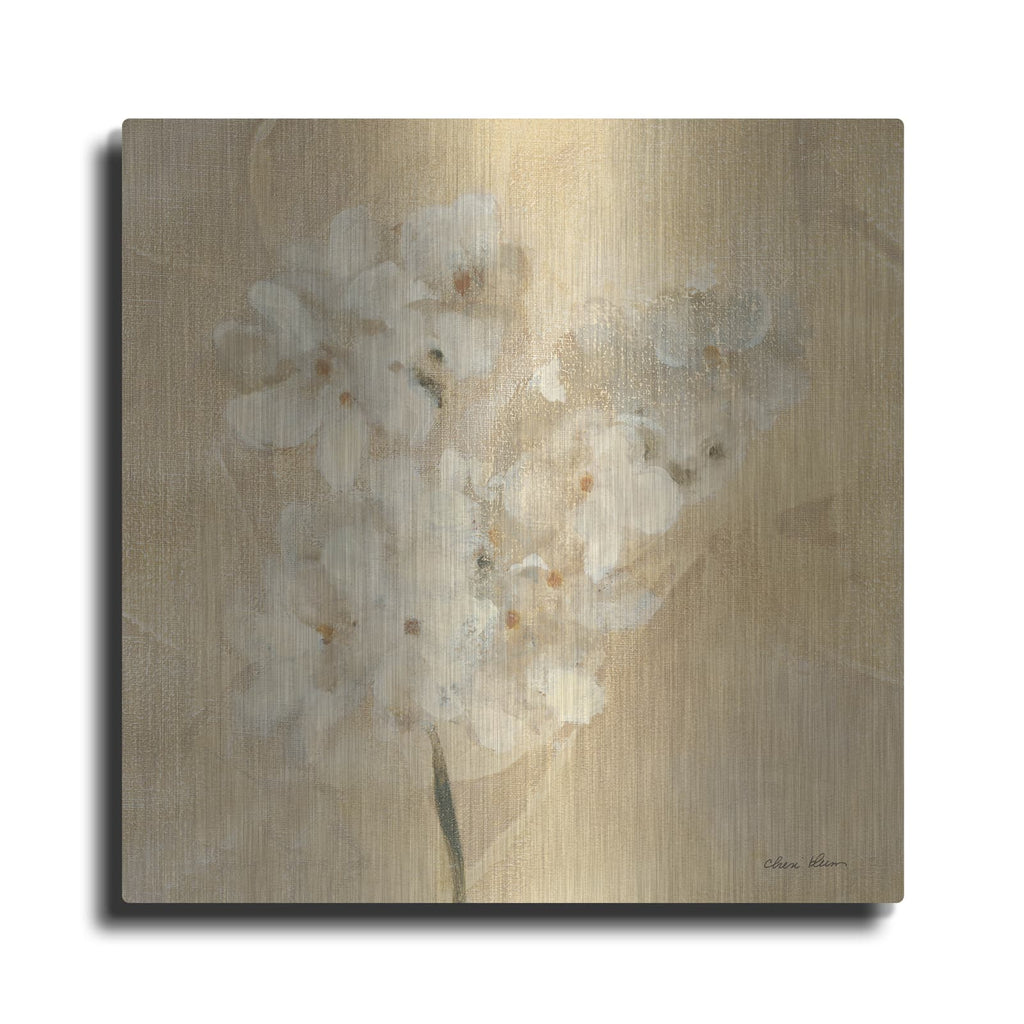 'White Narcissus Crop' by Cheri Blum – Metal Wall Art