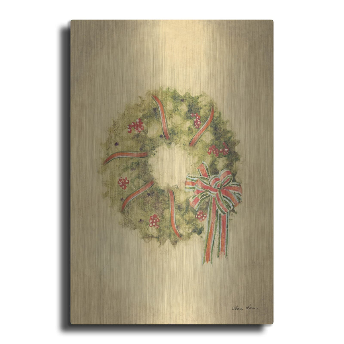 'Wreath 2' by Cheri Blum – Metal Wall Art