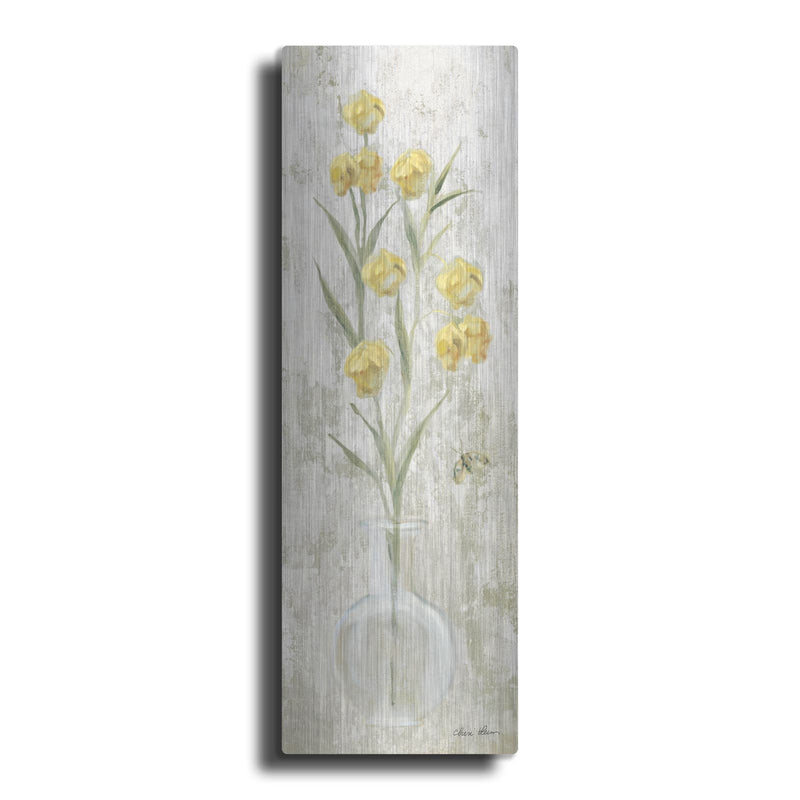 'Yellow Field Flowers' by Cheri Blum – Metal Wall Art