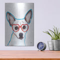 'Bespectacled Pet 1' by Melissa Averinos – Metal Wall Art, 12x16 room view