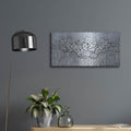 'Fields of Pearls' by Britt Hallowell – Metal Wall Art, 24x12 room view