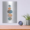 'Collage Stones 3' by Melissa Averinos – Metal Wall Art, 12x16 room view