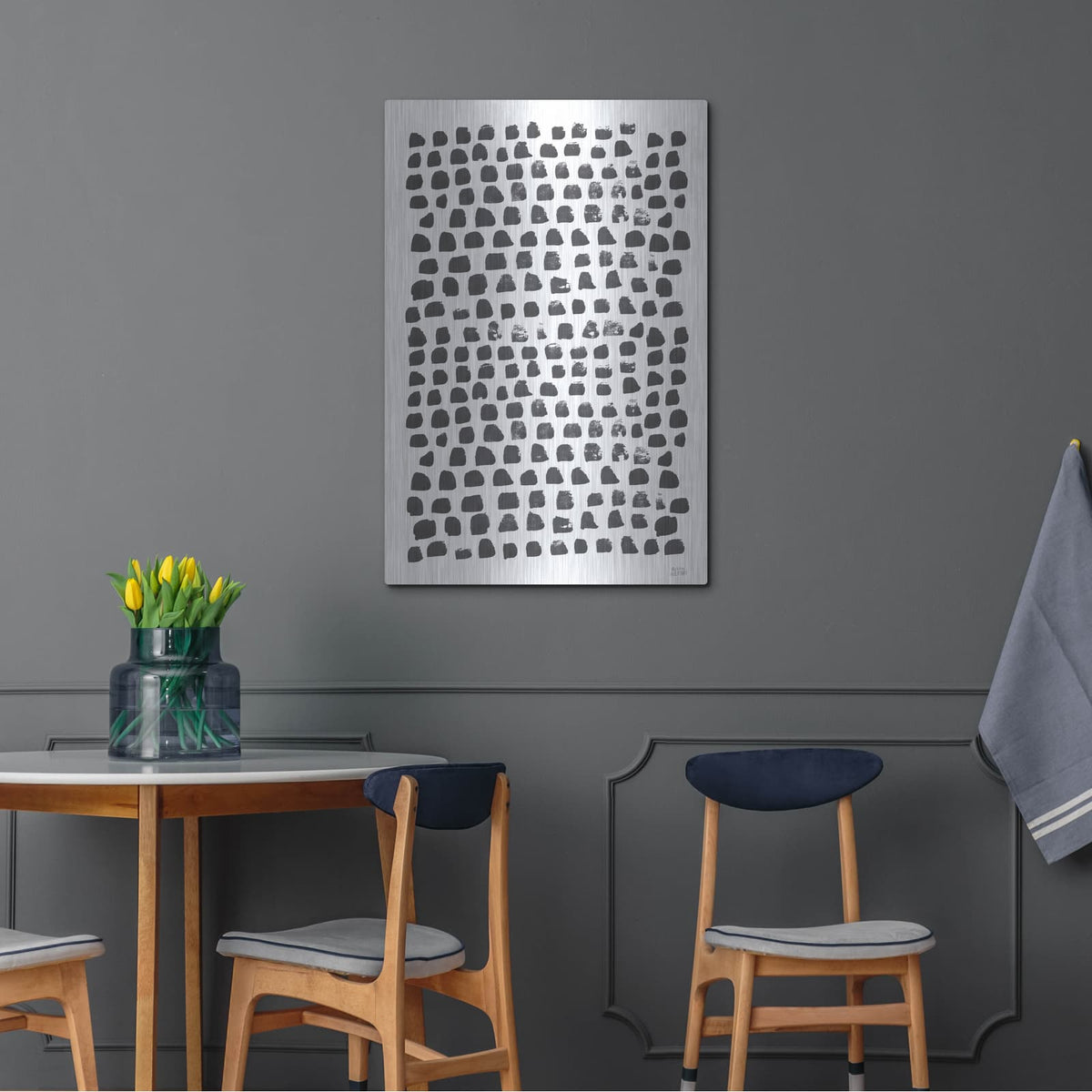 'Drops Of Kindness' by Melissa Averinos – Metal Wall Art, 24x36 room view