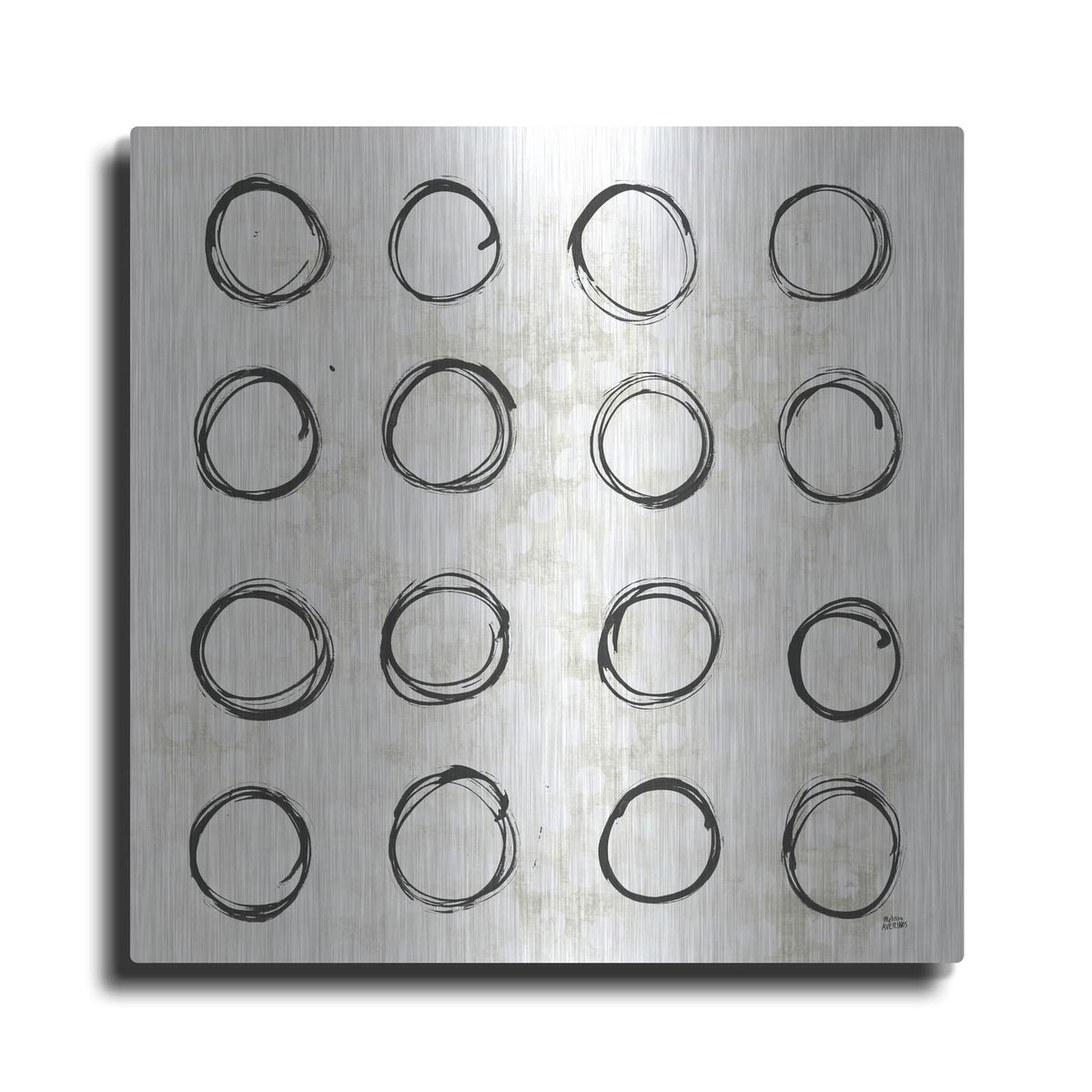 'Eclipse 3 Neutral' by Melissa Averinos – Metal Wall Art