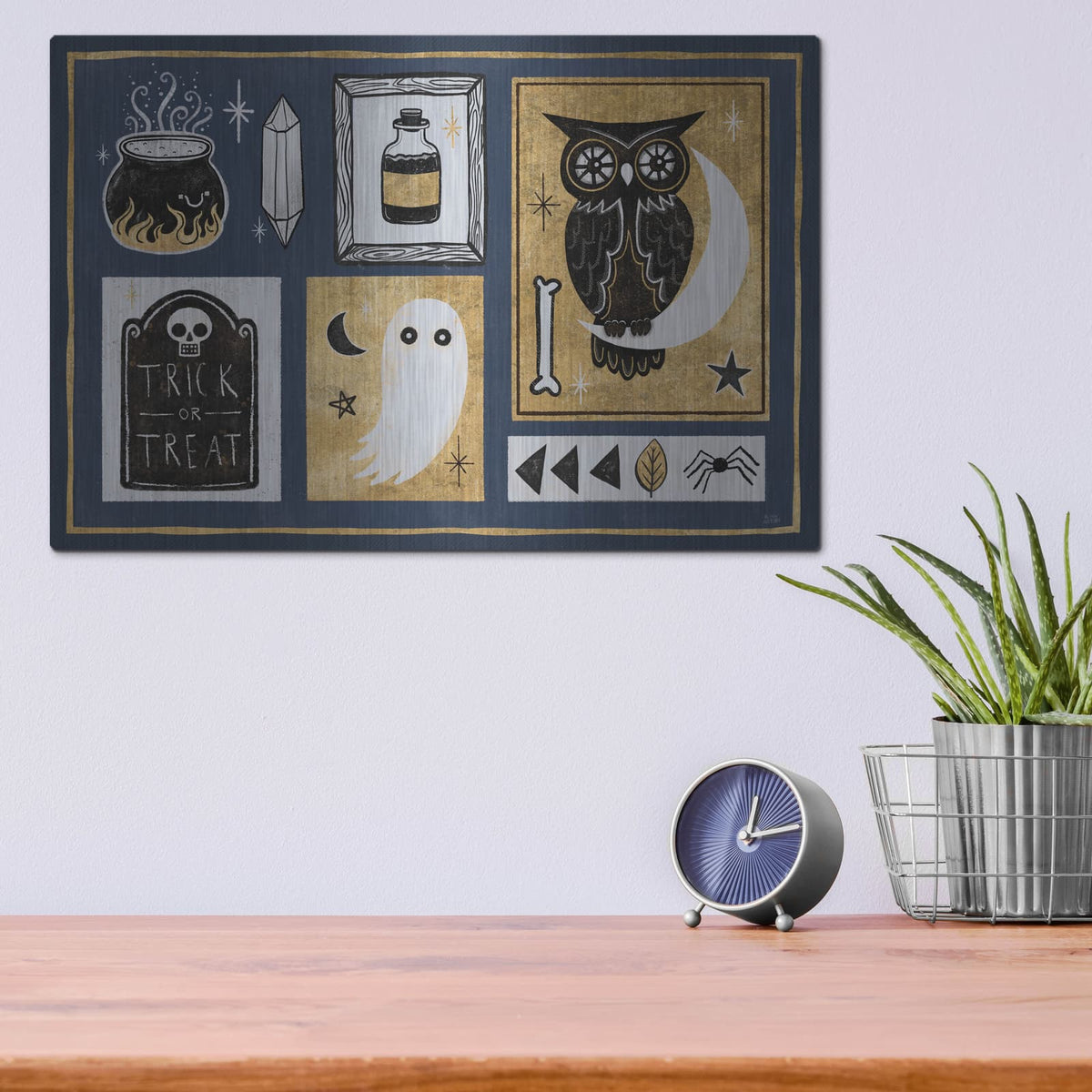 'Frightfully Wicked 2 Dark' by Melissa Averinos – Metal Wall Art, 16x12 room view
