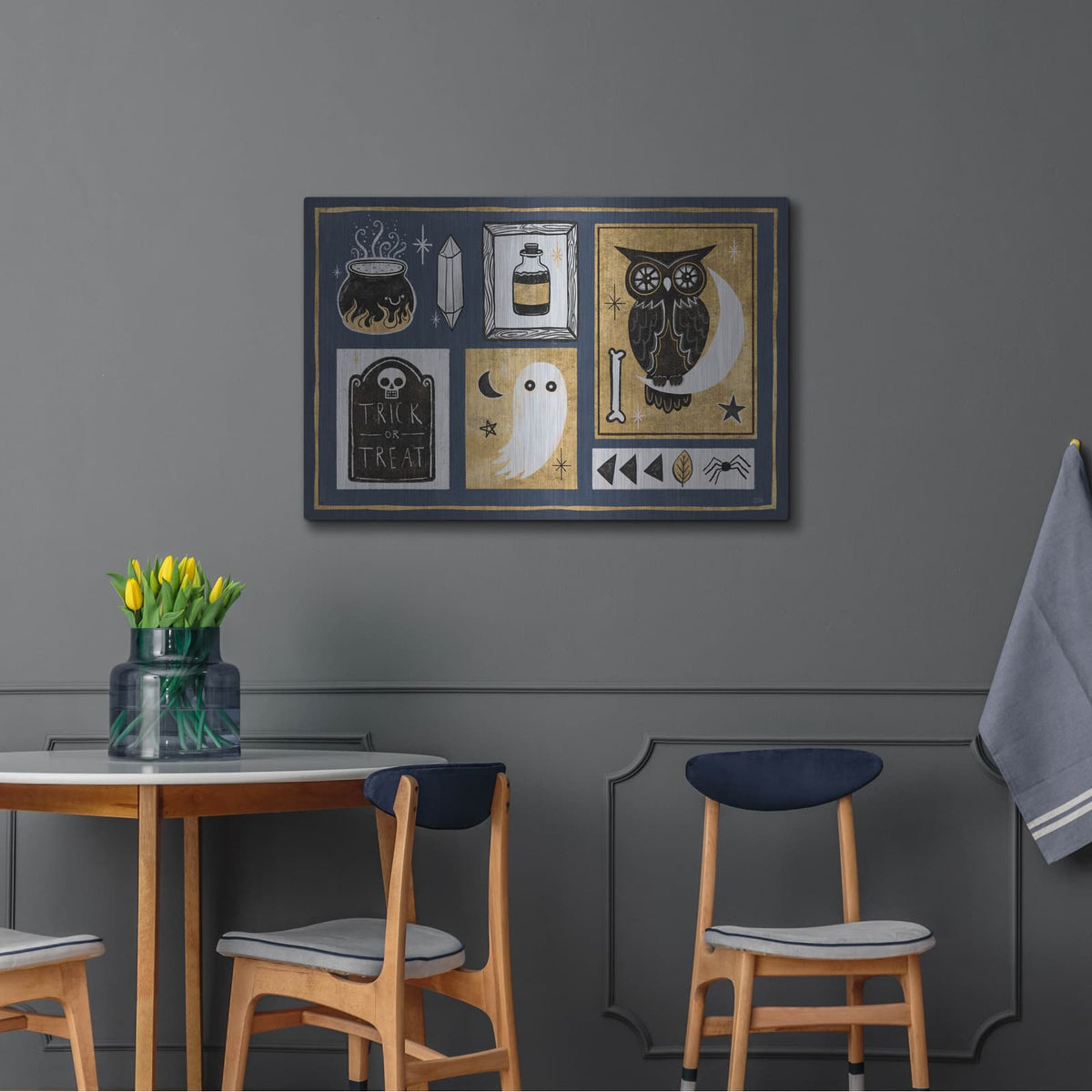 'Frightfully Wicked 2 Dark' by Melissa Averinos – Metal Wall Art, 36x24 room view