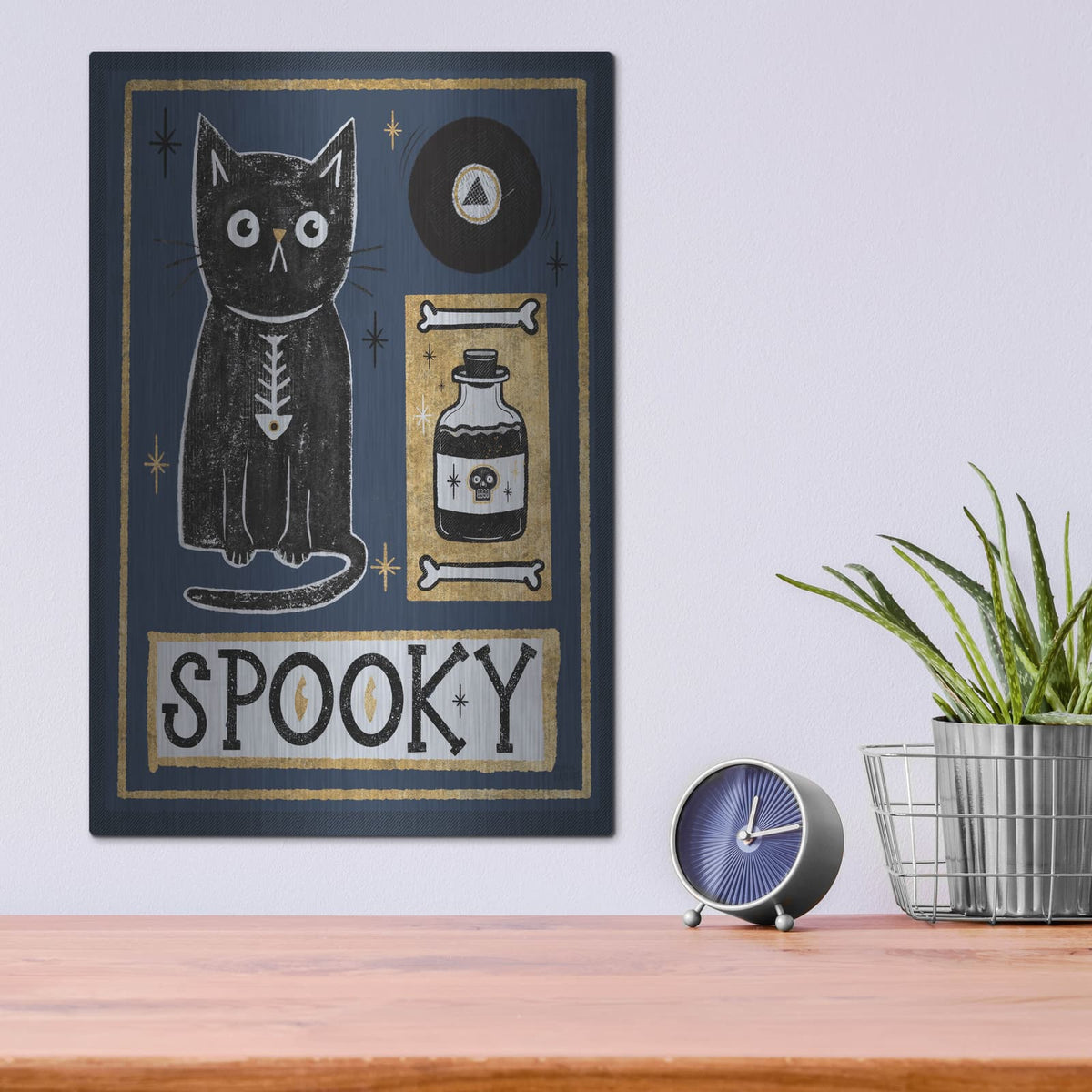 'Frightfully Wicked 3 Dark' by Melissa Averinos – Metal Wall Art, 12x16 room view