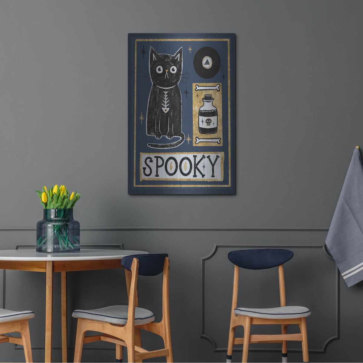 'Frightfully Wicked 3 Dark' by Melissa Averinos – Metal Wall Art, 24x36 room view