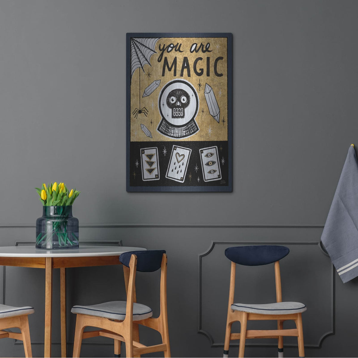 'Frightfully Wicked 4 Dark' by Melissa Averinos – Metal Wall Art, 24x36 room view