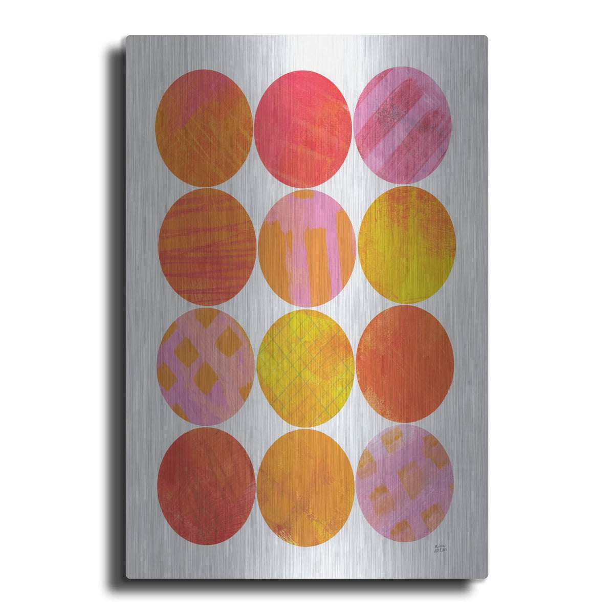 'Kitchen Garden Dots 1' by Melissa Averinos – Metal Wall Art