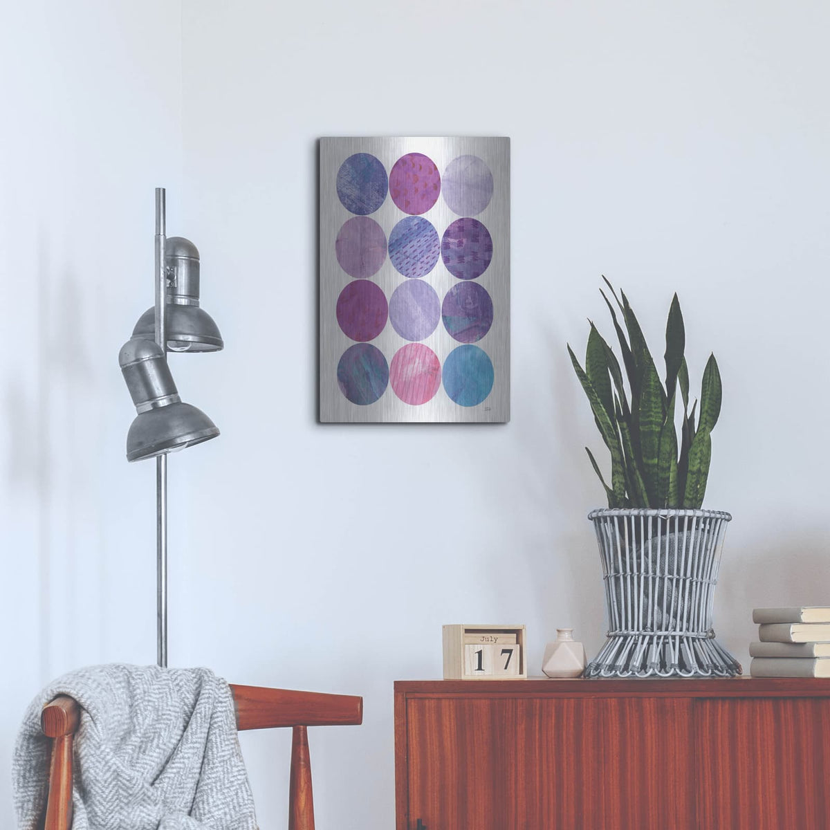 'Kitchen Garden Dots 2' by Melissa Averinos – Metal Wall Art, 16x24 room view