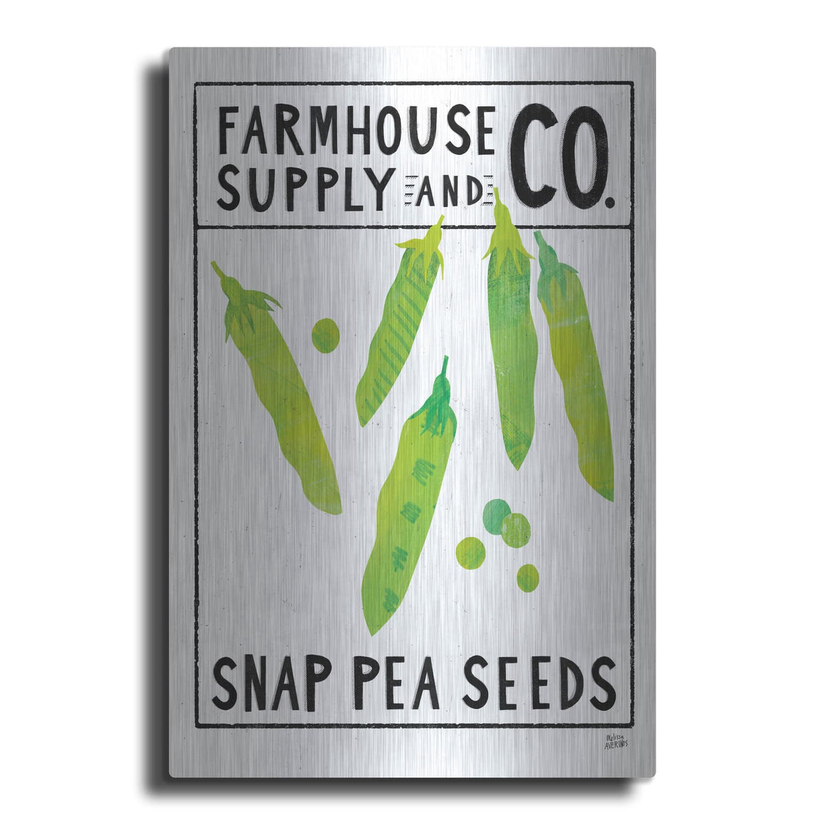 'Kitchen Garden Seed Packet 2' by Melissa Averinos – Metal Wall Art