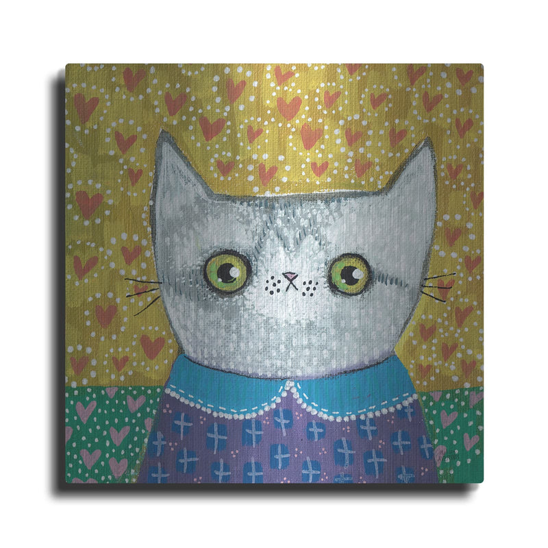 'Kooky Cat 2' by Melissa Averinos – Metal Wall Art